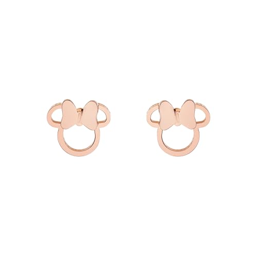 Disney Minnie Mädchen Ohrstecker Edelstahl Zirkonia Disney Schmuck
