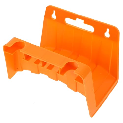 MILISTEN Wandmontierter Schlauchhalter wandschlauchhalter wasserschlauch halterung Gartenschlauchständer Gartenschlauchaufroller Schlauchorganisator Gartenschlauchhalter Plastik Orange