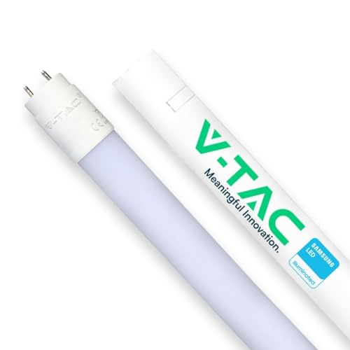 V-TAC LED-Röhre EEK E A - G G13 Röhrenform T8 7.5W Neutralweiß x L 28mm x 600mm