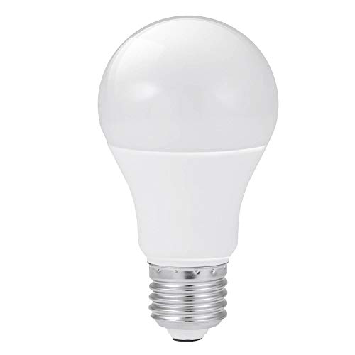 Vonhoff E27 LED Lampe 10W kaltweiß mit mattem Frontglas - A60 Birne Leuchtmittel Glühbirne Licht Fadenlampe