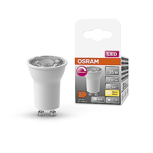 OSRAM LED SPOT PAR11 35 LED-Reflektorlampe Sockel GU10 3W 230lm 2700K warmweißes Licht sehr geringer Energieverbrauch lange Lebensdauer sofort 100% Licht keine Aufwärmzeit