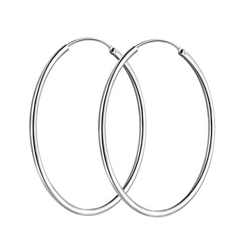 T400 Jewelers groß Polierte Runde Kreis Endless Valentinstag Geschenk Durchmesser 25 65mm