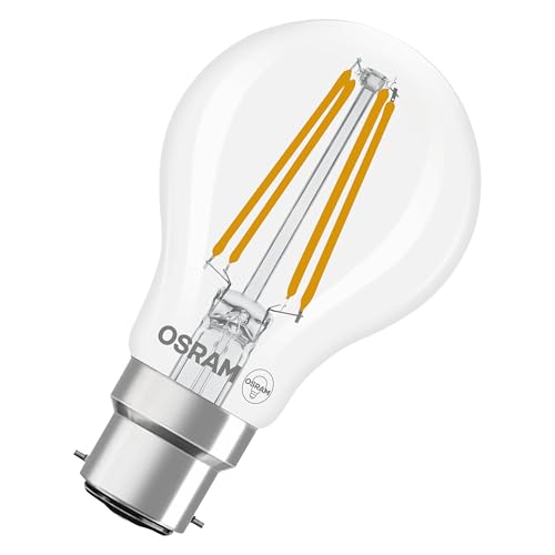 OSRAM LED-Lampe Filament Star A60 Kolbenform 5 9W 865 6500K Tageslicht B22d klar 806 lm 300 Abstrahlwinkel