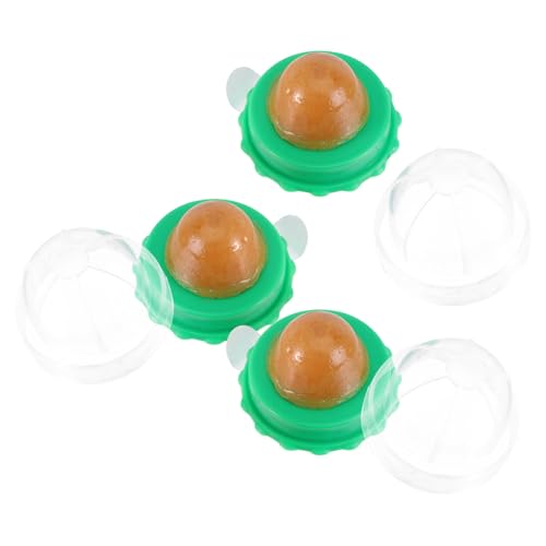 TEHAUX 3 Stück Teiliges Katzenminze Lutscher Natürliche Snacks Zungenbewegung und Gesunden Verdauung für Katzen und Kätzchen