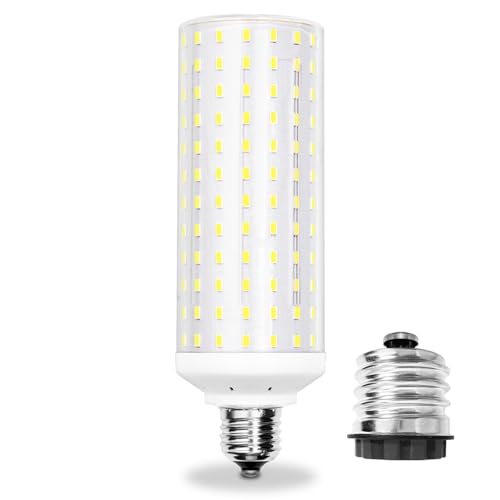 TRIJZHOU 30W Superhelle Mais Licht E27 E40 LED Glühbirnen Ersetzt 300Watt 6000K Kaltweiß 3680 Lumen Leuchtmittel AC100-265V 360 Abstrahwinkel Nicht Dimmbar für Garage Büro Hof 1 Stück