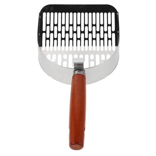 Supvox Katzenstreuschaufel Mit Feinem Sieb Robuste Katzenstreuschaufel Mit Feinem Sieb Metall Kotschaufel Für Katzen Streuschaufel Mit Schlitzen Siebschaufel