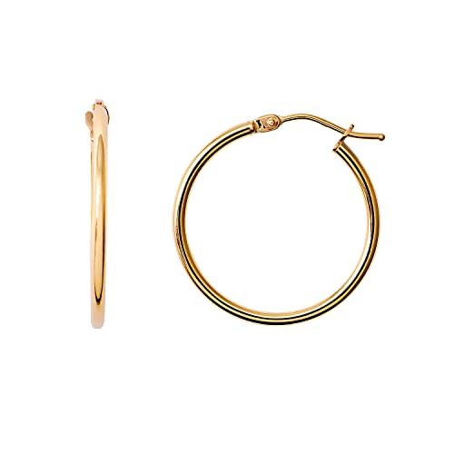 Xenox Damen 9K 375er Gelbgold Creolen in goldfarben - XG9K6009G