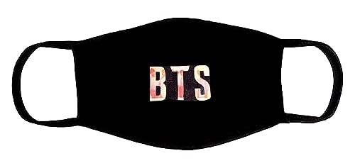 Lovelegis Mundschutz Staubschutz Stoff waschbar Mode Druck Design Modeaccessoires Mundabdeckung Geschenkidee Bts Rosa Modell 43