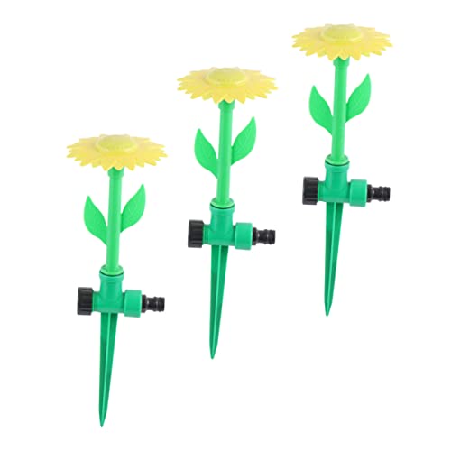 BESPORTBLE 3Stücke Sonnenblumen Düse für Gartenbewässerung Einstellbare Tropfbewässerungssysteme für Effiziente Gartenpflege Wasserparend und Langlebig Rostfreiem