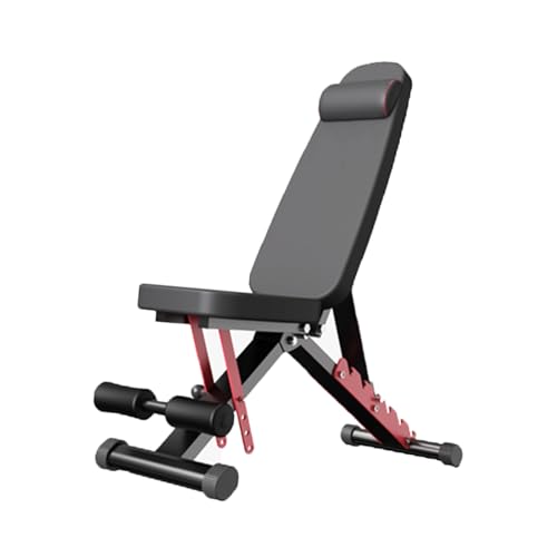 Hantelbank-Set for Heimfitness verstellbare Klappbank inklusive verstellbarer Rückenlehne die Komplettlösung for Ihr Heimfitnesstraining