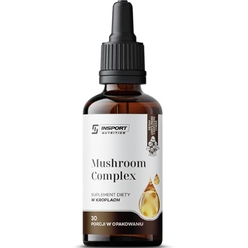  Komplex Tropfen Lion s Mane Reishi Chaga Hochdosierte Extrakte für Fokus Immunsystem Energie INSPORT