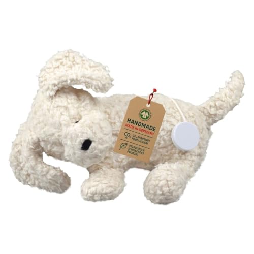 Efie Spieluhr Hund Bio-Baumwolle kbA Made in Germany mechanisch waschbar GOTS-zertifiziert - Melodie Brahms Guten Abend gute Nacht