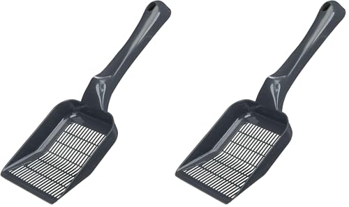 TRIXIE Streuschaufel für Ultrastreu   recycelter Kunststoff   Größe M   13x 12 5x 2 5 cm   Diverse Farben   zufällige Auswahl   4050 Packung 2