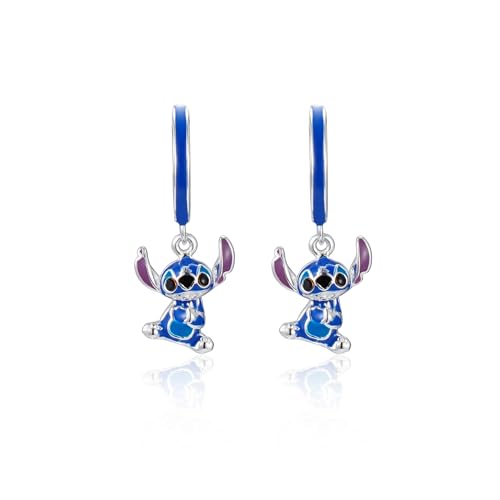 Disney Creolen mit Stich aus Sterlingsilber für Mädchen Disney Schmuck