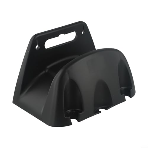 Wandmontierter robuster Gartenschlauchhalter für den Außenbereich Garage und Pool langlebiges PP-Kunststoff-Schlauchgestell für Wasser Luftkompressor und Verlängerungskorn schwarz