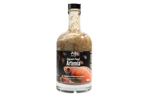 AquaOwner Liquid Food Artemia Fischfutter für Fische Korallen in Süßwasser Meerwasser Aquarien 500ml