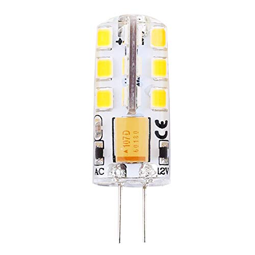Chao Zan G4 Led Glühbirne 3W Birnen AC 12V Led Leuchmittel 300 Lumen Stiftsockellampe Nicht Dimmbar Kein Flimmern Kaltweißes Licht 1 Stück