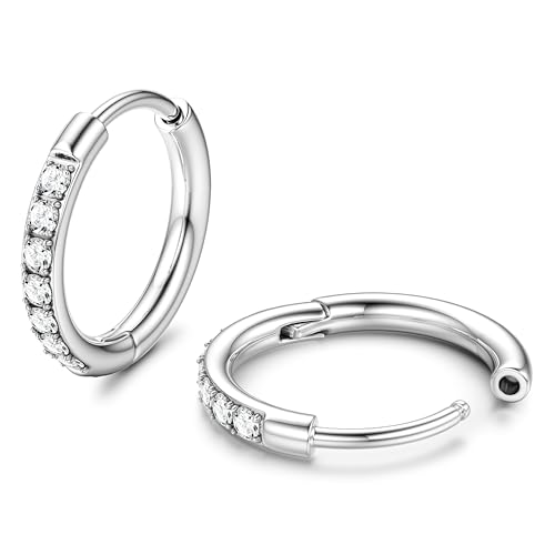 JeweBella G23 für Herren Kinder   Medizinische Helix Knorpel Piercing Klein 8 10 12 14mm