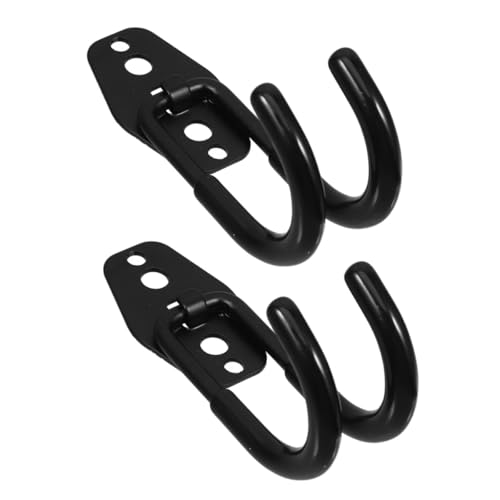 Hemobllo 2 Stück Metall Schlauchhaken Wandmontage Mittelkohlenstoffhaltiger Stahl Hohe Belastbarkeit Gartenschlauchhalter für Garage und Garten Vielseitiger Aufhänger für Werkzeuge