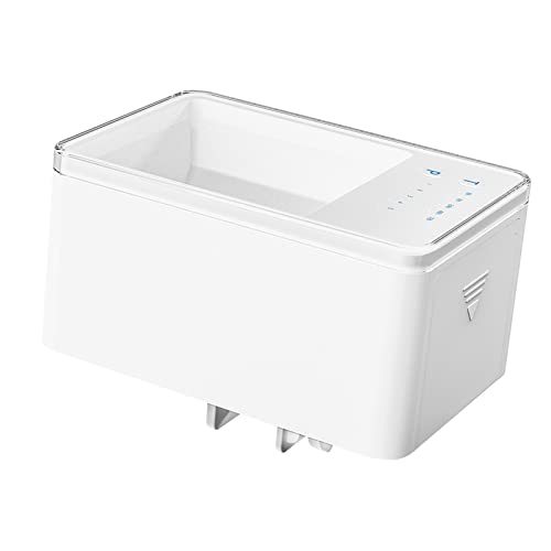 RASTKY Timer-Fischfutterautomat Intelligenter Digitaler Spender Automatisches Fütterungswerkzeug 70 Ml Fassungsvermögen Batteriebetrieben weiß