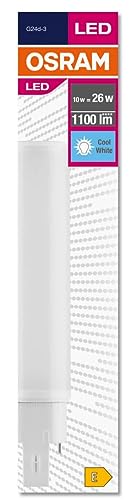 Osram 1er Pack LED Dulux D G24d-3 10W kaltweiß 4000K 1100 lm nicht dimmbar LED G24d-3 LED-Ersatz für Kompaktleuchtstofflampen
