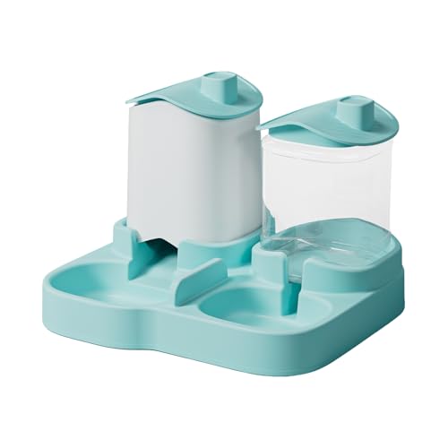 Katzen Trink- und Futterspender Auslaufsichere Aufbewahrung Futterautomat Und Trinkbrunnen Für Haustiere für Kaninchen Hunde Welpen Kätzchen und Haustiere zur Fütterung Leckerli