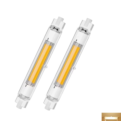 Aseoacc R7S LED 78mm Dimmbar 20W Naturweiß 4500K 2000 lm LED R7S 78mm Lampe Entspricht 200W-Halogenlampe 360 Grad CRI 90 AC 220 240 V 2 Stück