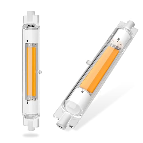 R7S LED 118mm Dimmbar LED R7S 118mm 30W Ersatz für Halogenstab 118mm 300W Stab Naturweiß 4500K 3000LM Kein Flackern 360 Abstrahlwinke 2er Pack