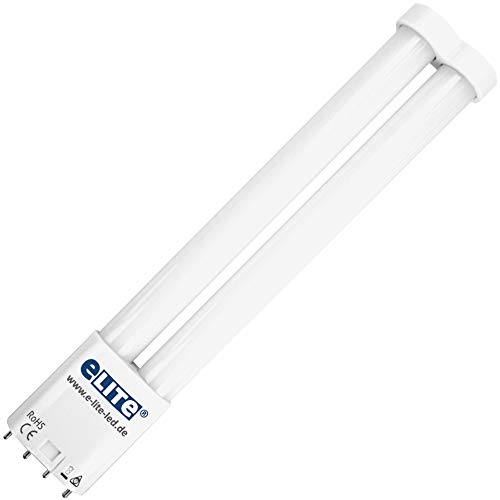 eLITe 7002195 LED Kompaktlampe 2G11 Sockel Fassung 25W 53 3cm 2460lm Tageslichtweiß 6500K