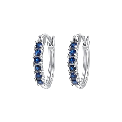 Gold Mädchen Rostfreie Tragus Helix Piercings Knorpel Schmuck Hoop Earrings Geschenke für Frauen Hypoallergene für Kinder Blau