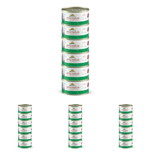 almo nature Megapack Katzenfutter nass - Thunfisch Mit Mais 24er Pack 6x70g