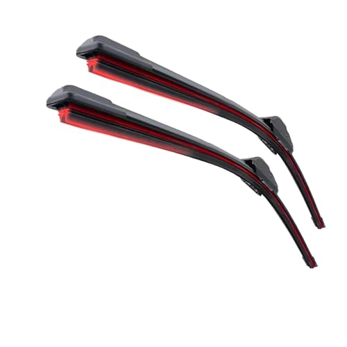 Scheibenwischer Kompatibel Mit Für A3 Für 8P 2003-2004 Autowischer Doppelgummi-Frontwischerblätter Bürsten Schneider Zubehör Windschutzscheibe 24 Zoll 19 Zoll