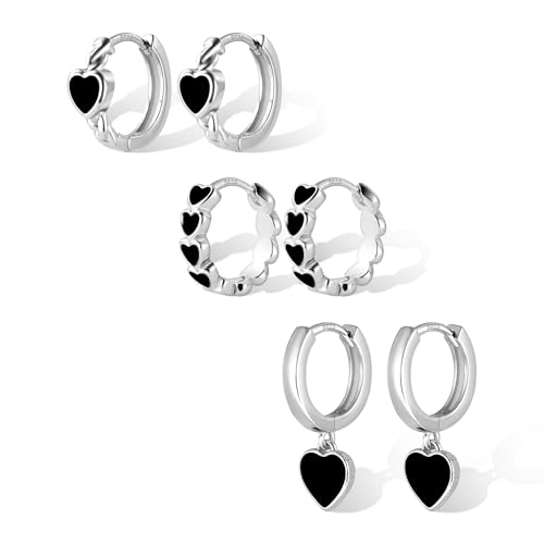 ALEXCRAFT Herz 925 Set Klein Geschenk für Frauen Freundin Mama Mädchen