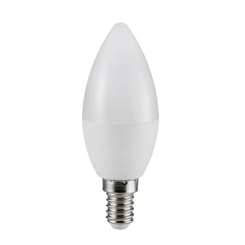 Müller-Licht LED Leuchtmittel Kerzenform 5 5W 40W E14 matt 470lm neutralweiß 4000K