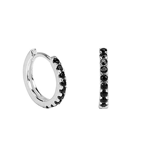  Black Zircon Hängende Für Verlobungsfeier Geschenk Charme Silver 3