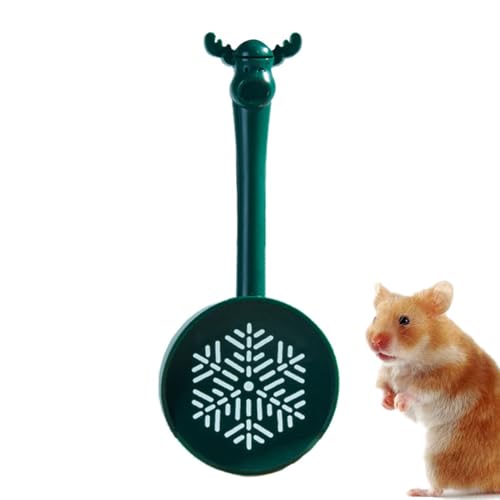 Hamsterkotschaufel Haustierschaufel Sandfilternde Netzschaufel Hamster-Sandstreuschaufel Schaufel für Igelkäfig und Reinigung eines Mini-Werkzeugs für Streuschaufel und Sandbadbox