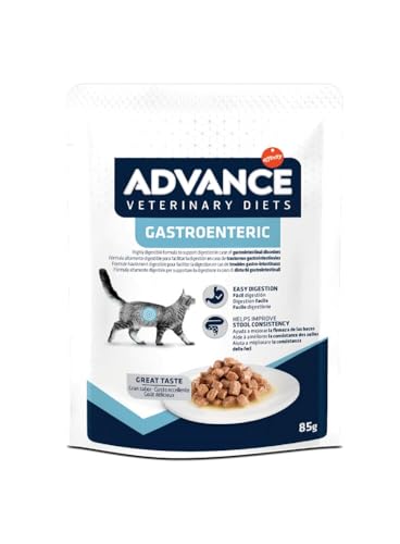 Advance Veterinary Diets Gastroenteric Nassfutter für Katzen Multipack 12 Beutel 85 g
