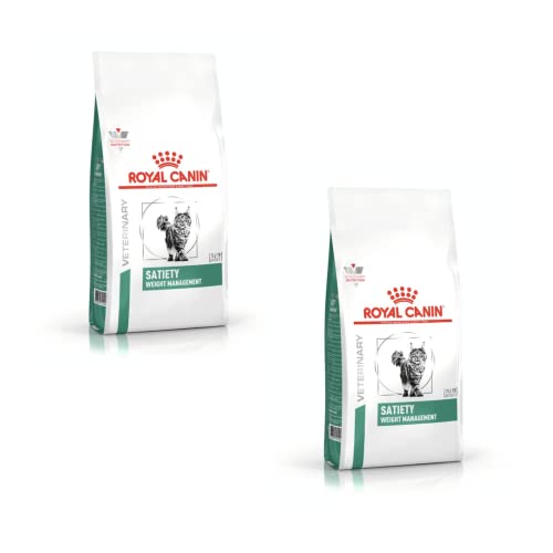 Royal Canin Satiety Weight Management Feline Doppelpack 2 x 400g Diät-Alleinfuttermittel für Katzen Für Katzen mit niedrigem Energiegehalt zur Verringerung von Übergewicht