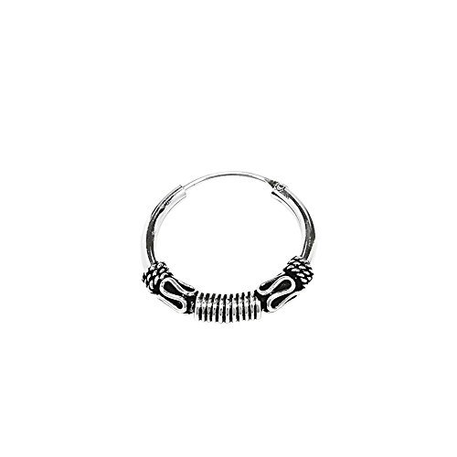 NKlaus PAAR 925 STERLING SILBER Keltische Celtic Gothic Creolen massiv 20mm 7273