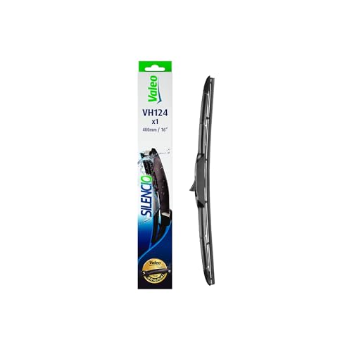 VALEO Silencio Wischer - VH124 - Premium Ganzjahres-Ersatz-Hybrid-Wischblatt 400mm - Front - Beinhaltet 1 Wischblatt - 574724