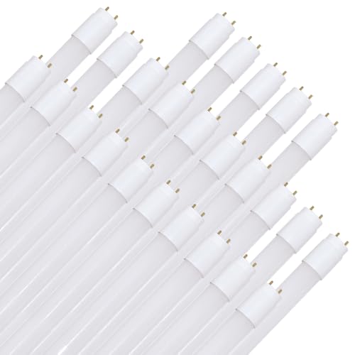 NCC-Licht 25 x LED Leuchtstoffröhre 150cm 24W 865 G13 High Output 3500lm ultra hell 145lm W Tageslicht 6500K kaltweiß aus Glas mit Starter