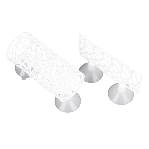Wakects Fischtunnel Exquisites Design Einfache Reinigung Schnelle Installation überlegene Handwerkskunst Material PE  Kunststoff Lustige  Versteck Rastrohr White