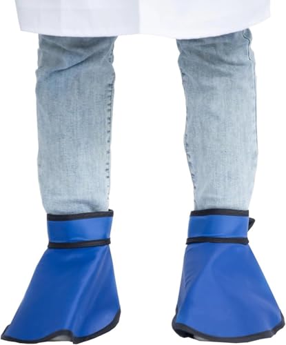 KAnduo Röntgen-Schutzkleidung Röntgenschutzanzug aus Blei Leichter weicher Röntgen-Überschuh aus Bleigummi for Strahlenschutz der Füße mit Klettverschluss