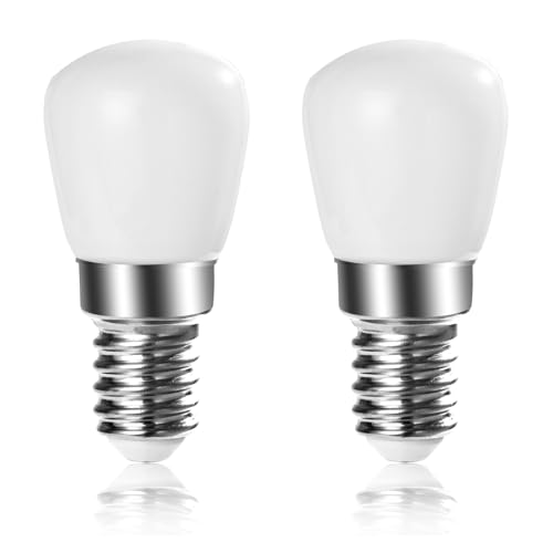 Karyoosi 2er E14 LED Lampe LED Glühbirne 2.5W 250lm Kaltweiß 6000K Ersetzt 25W Halogen Birne für Dunstabzugshaube Nähmaschine Wohnzimmer Nicht Dimmbar