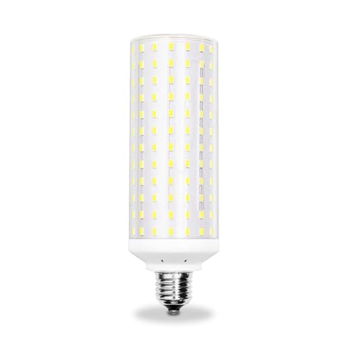 TRIJZHOU 30W Superhelle Mais Licht E27 E40 LED Glühbirnen Ersetzt 300Watt 6000K Kaltweiß 3680 Lumen Leuchtmittel AC100-265V 360 Abstrahwinkel Nicht Dimmbar für Garage Büro Hof 1 Stück