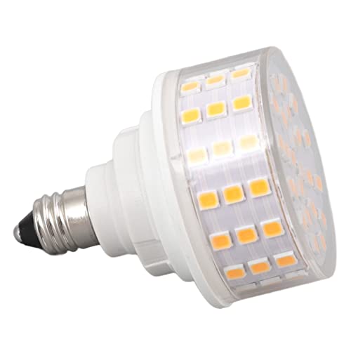Acouto Premium-ABS-10-W-LED-Lampe Flimmerfreie Mape 1000 Lm E11-Lampensockel Energiesparend Einfache Installation für Deckentisch- Schranklampe Warmes Licht