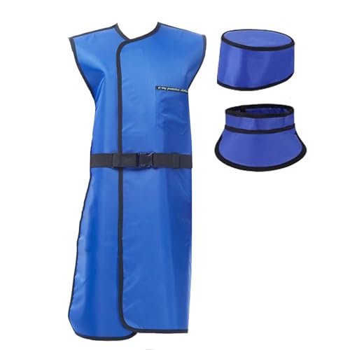 Bleischürze Röntgenschutz-Bleischürze Weste Bleihut Schilddrüsenschild-Kragen 3-teiliges Set Sradiologie-Schutzkleidung 0 35 Mmpb Medium