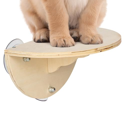 Fensterplatz für Kätzchen - Fensterplatz für Katzen Katzen-Fensterbett 2-in-1 kabellose Katzen-Hängematte Kätzchen-Kletter-Fensterregal aus mit 3 Saugnäpfen Katzen-Spiel-Klettersitz für Haus