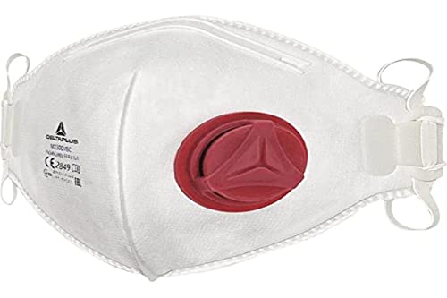 Deltaplus M1300VBC Schachtel Mit 10 St. Feinstaubfiltermasken Ffp3 Mit Ventil - Verticalfaltbar Weiß Größe Artikel ohne Größe