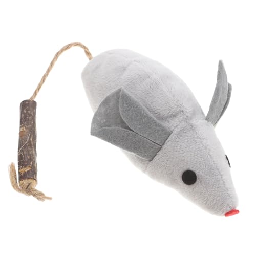 Gatuida Spielzeugmaus Für Katzen Interaktiv Aus Plüsch Mit Katzenminze Zum Beißen Geeignet Für Drinnen Simulation Zubehör Für Haustiere